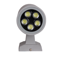 Архитектурное освещение — Светильник светодиодный фасадный PWL PWL-245110/24D 2x9w 6500K GR — фото