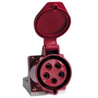 Силовые разъемы — РОЗЕТКА 115 3Р+РЕ+N 16А 380В ЭКФ НАСТЕННАЯ EKF — фото