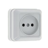 Серия Рим — Розетка 1 ОП 10 А РИМ EKF — фото