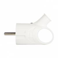 Вилки — Вилка с кольцом с/з бел. 16А 250В EKF PROxima — фото