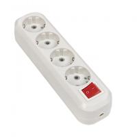 Удлинители и сетевые фильтры — Колодка 4гн.16А 3,5кВт с выкл с/з EKF PROxima — фото