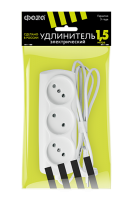 Удлинители и сетевые фильтры — Удлинитель ФАZА 3 х 1.5   УДП-3- 150 — фото