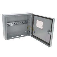 Счетчик однофазный МЕРКУРИЙ-201.5 /5-60А/ (однотарифный, механический) на дин-рейку — Щит учетный счетчик на дин-рейку ЩУ-1/1-0 (250х300х100) IP54 EKF PROxima — фото