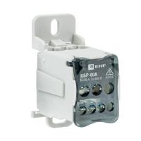 Блок распределительный КБР — Блок распределительный КБР на DIN-рейку и монтажную панель 80A EKF PROxima — фото