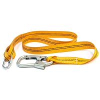 Средства безопасности при работе на высоте — Строп А + Кс из полиэфирной ленты (1,5м) с монтажным и соединительным карабином и — фото
