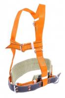 Средства безопасности при работе на высоте — Удерживающая привязь УС 2 Д с наплечными лямками, без стропа — фото