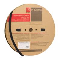 Термоусаживаемая трубка ТУТ — ТРУБКА ТУТ 8/4 ЧЕР EKF (цена за 1 метр) — фото