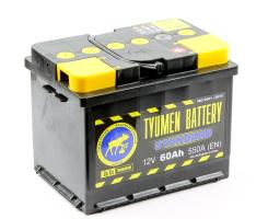 Аккумуляторы — Аккумулятор Тюмень STANDART 6CТ-60.0 L — фото